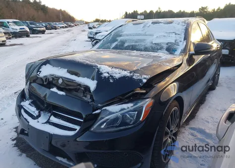 2017 Mercedes-Benz C 300 Sport 4Matic from USA, damaged, VIN 55SWF4KB0HU211709